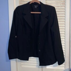 My Michelle fitted button front jacket